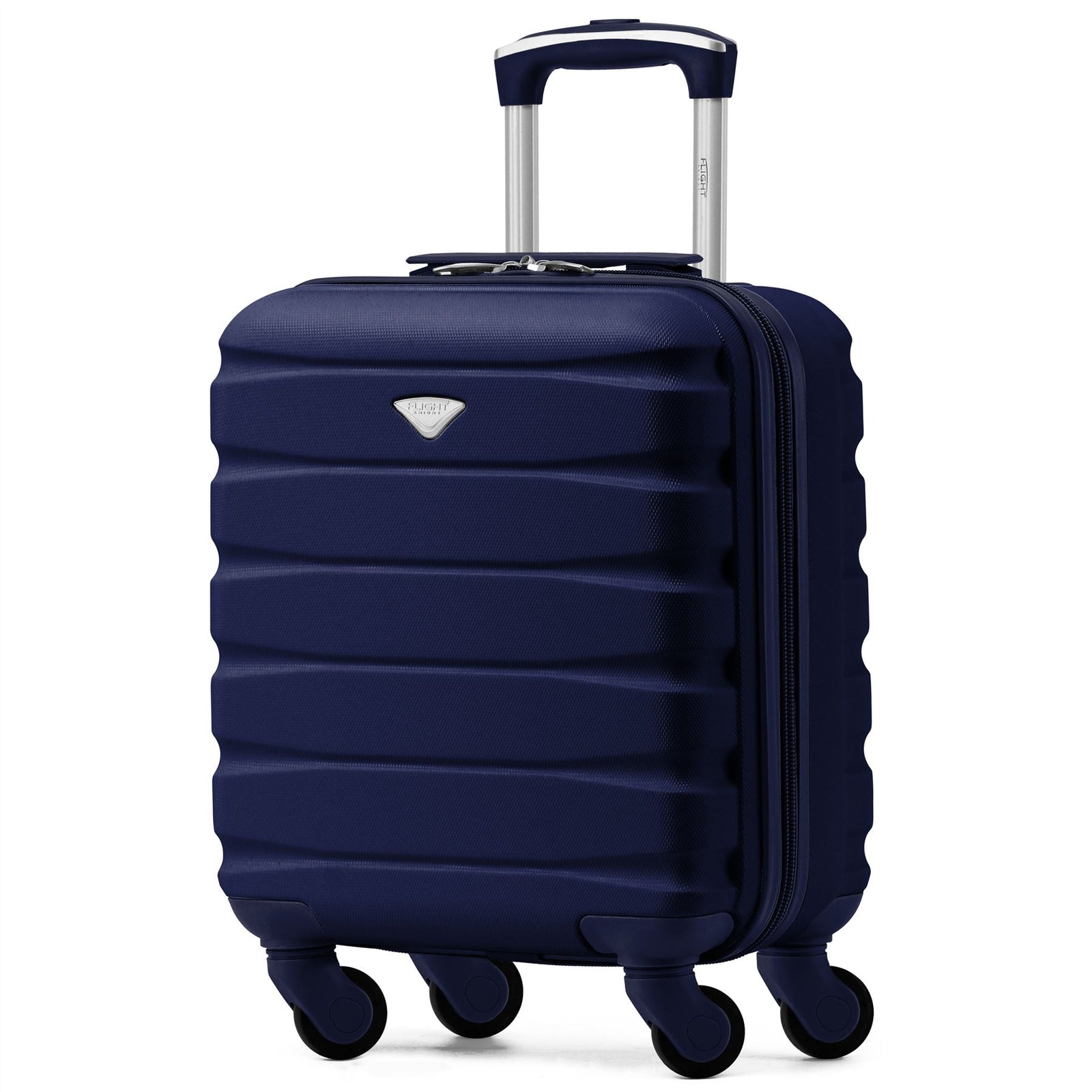 45x36x20cm Lightweight Underseat Cabin Carry On Suitcase - 100+ Airline Approved - Hard Shell Luggage - 4 Wheels | 45 x 36 x 20cm | Navy Blue