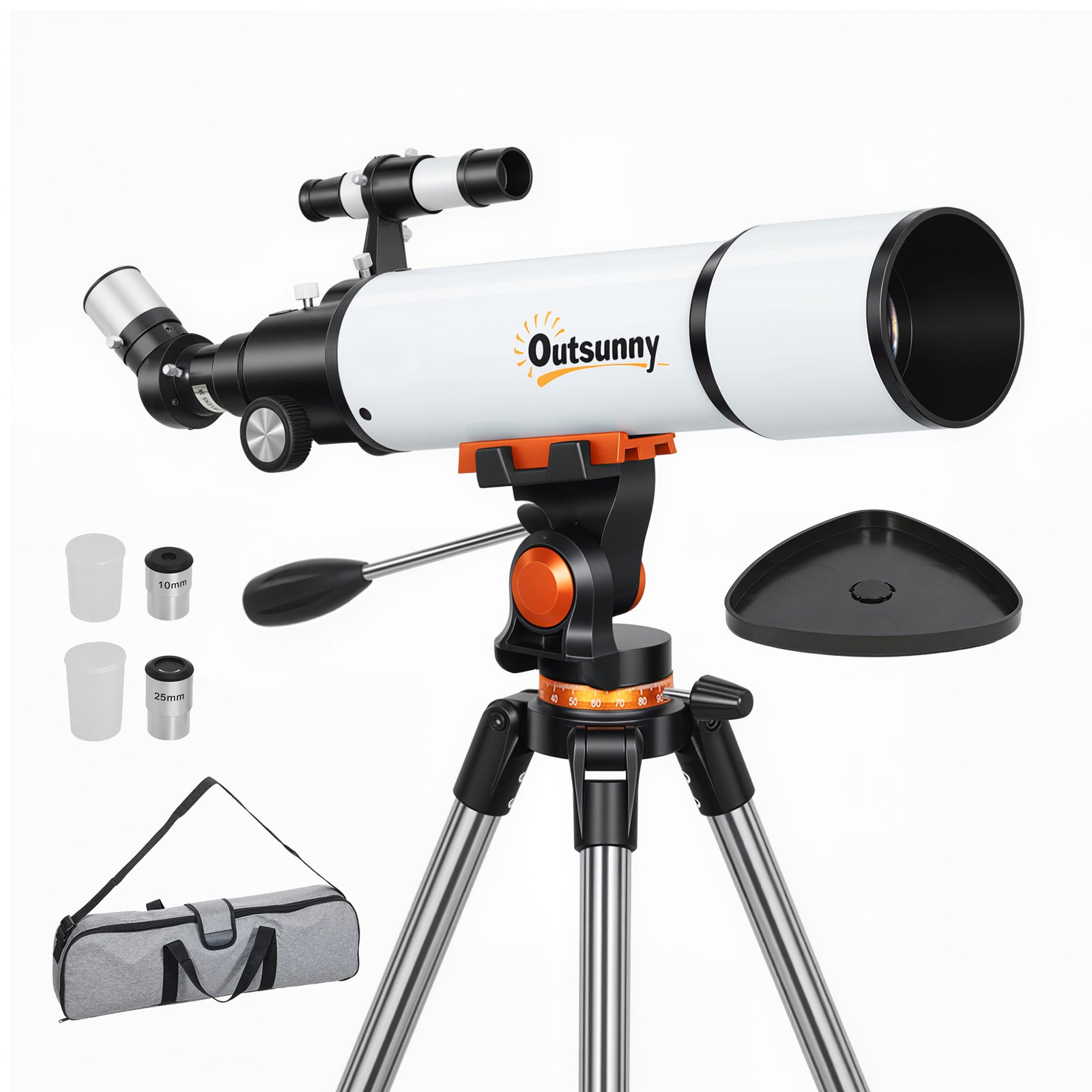 Refractor Astronomy Telescope With 80 Mm Aperture