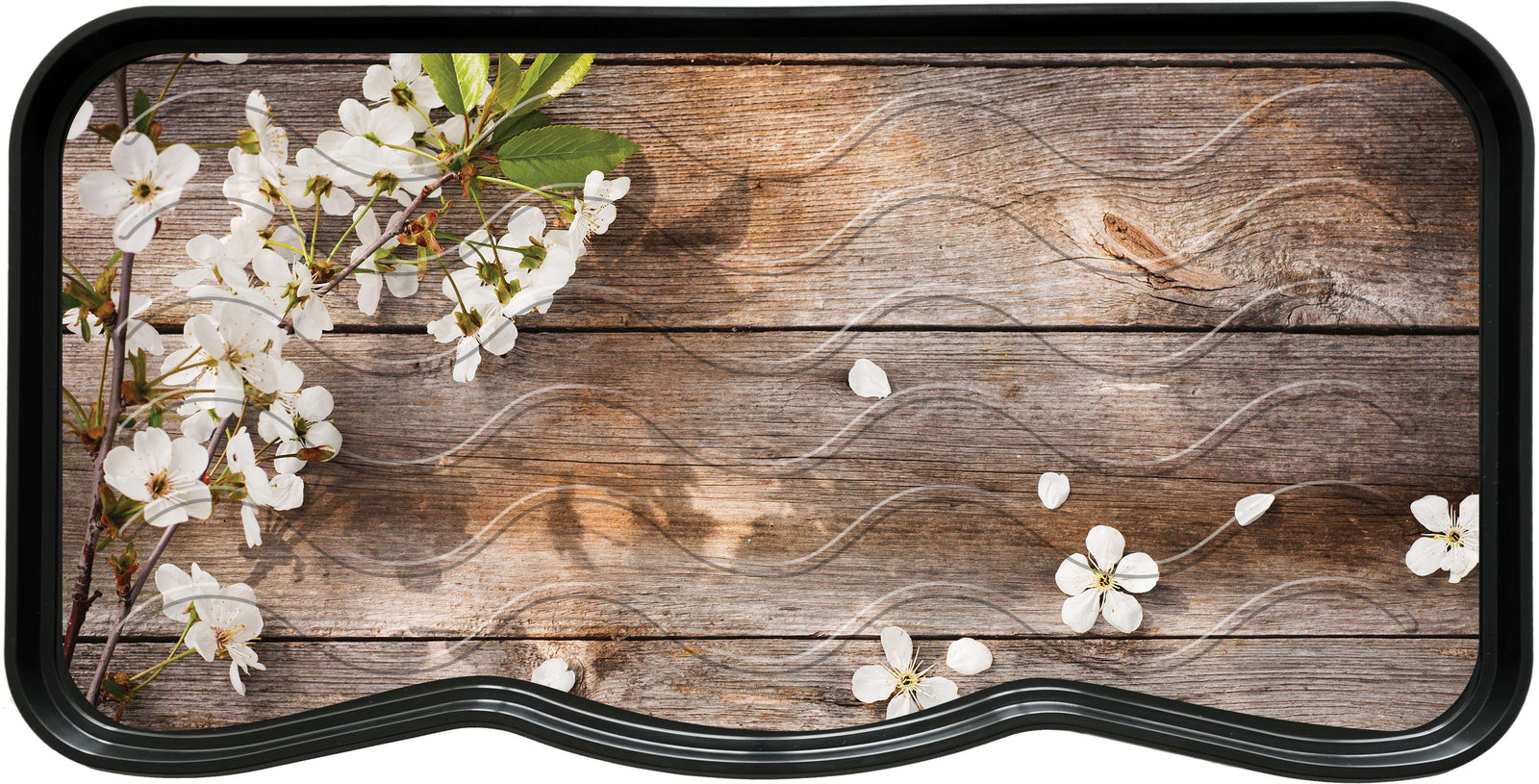 Boot Tray For Shoes And Boots - Flower Design