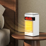 HOMCOM 1500w Fan Electric Heater With 3 Modes, Adjustable Thermostat, White