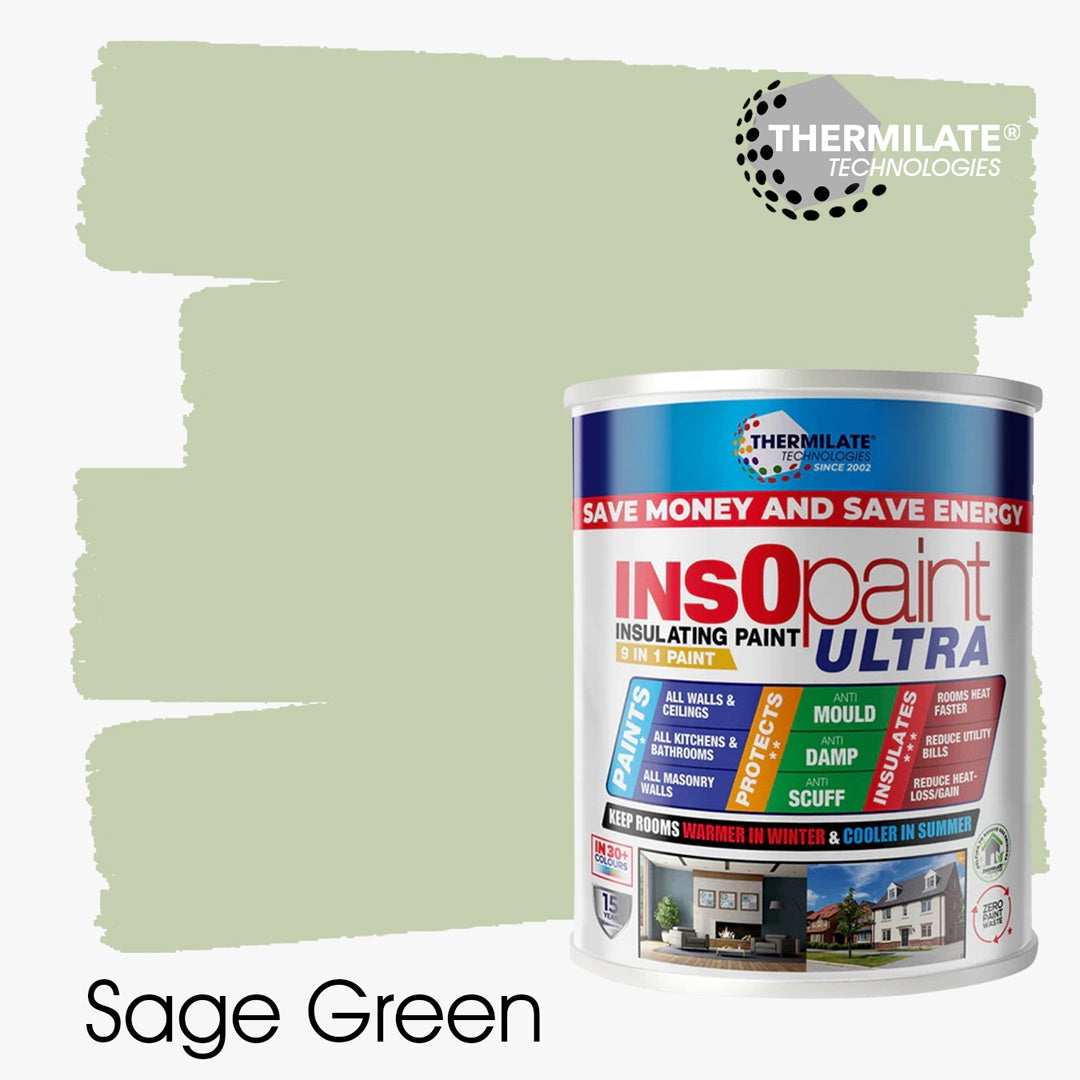 Insopaint Ultra - 9 In 1 Interior & Exterior Paint | 5l | Sage Green