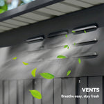 Outsunny 5 X 3.5ft Metal Garden Shed With Effortless Assembly, Light Grey