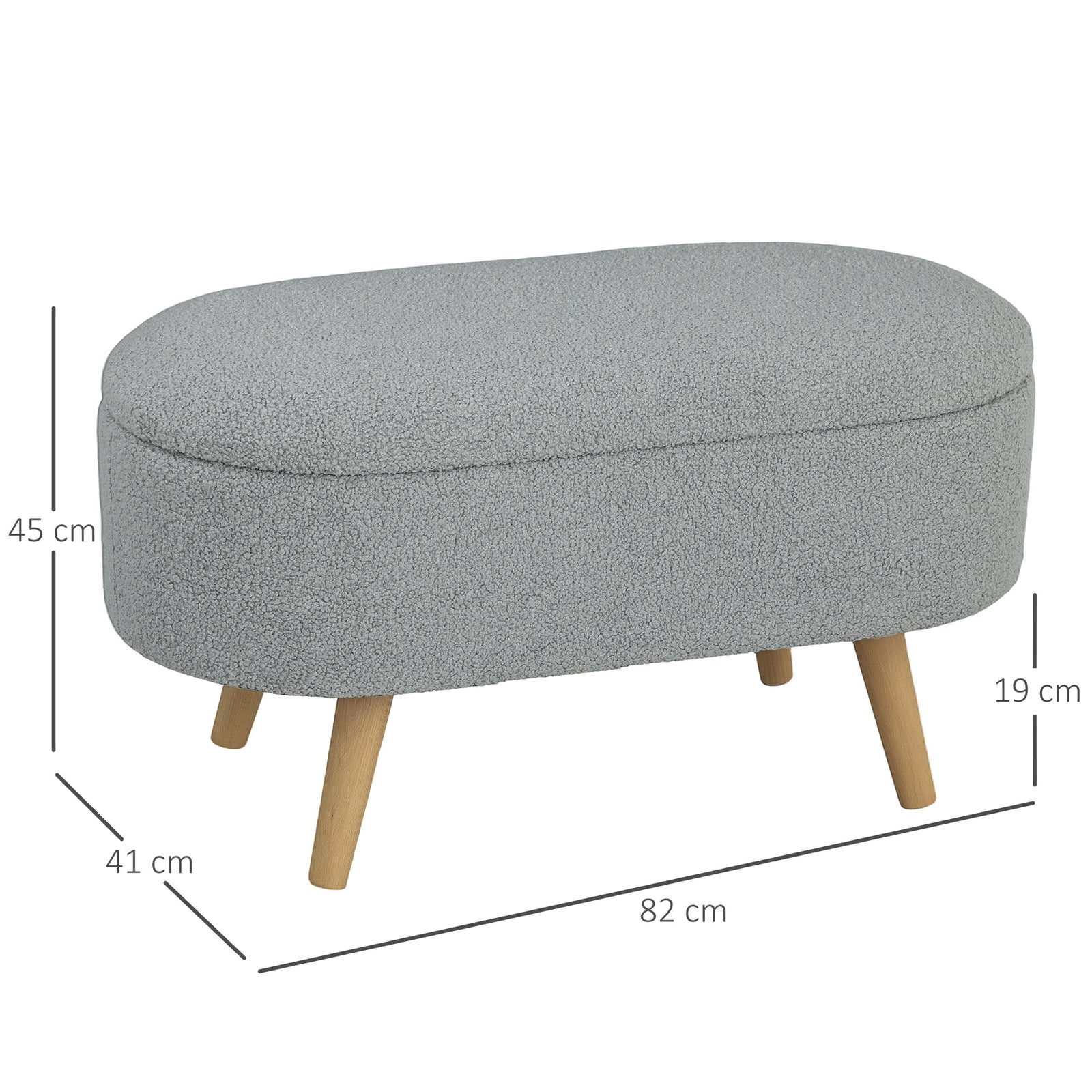 Ottoman Storage Bench For Hallway, Living Room | One Size