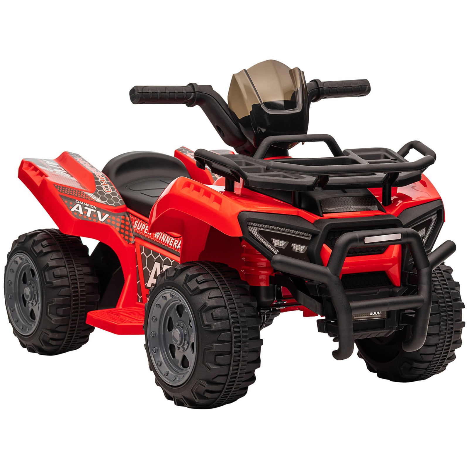 6v Kids Electric Ride On Car Toddler Quad Bike Atv For 18-36 Month | Red