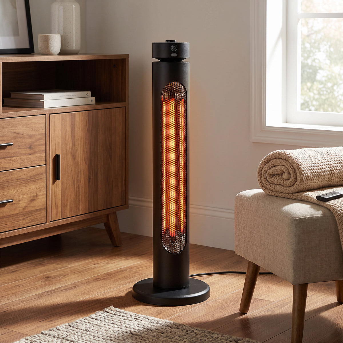 Breeins 2000w Freestanding Infrared Heater With Remote