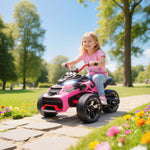 12v Kids Electric Ride On Car, Battery Powered Ride On Atv | Pink