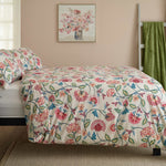 Vintage Jacobean Printed Cotton Duvet Cover Set | Double | Multi