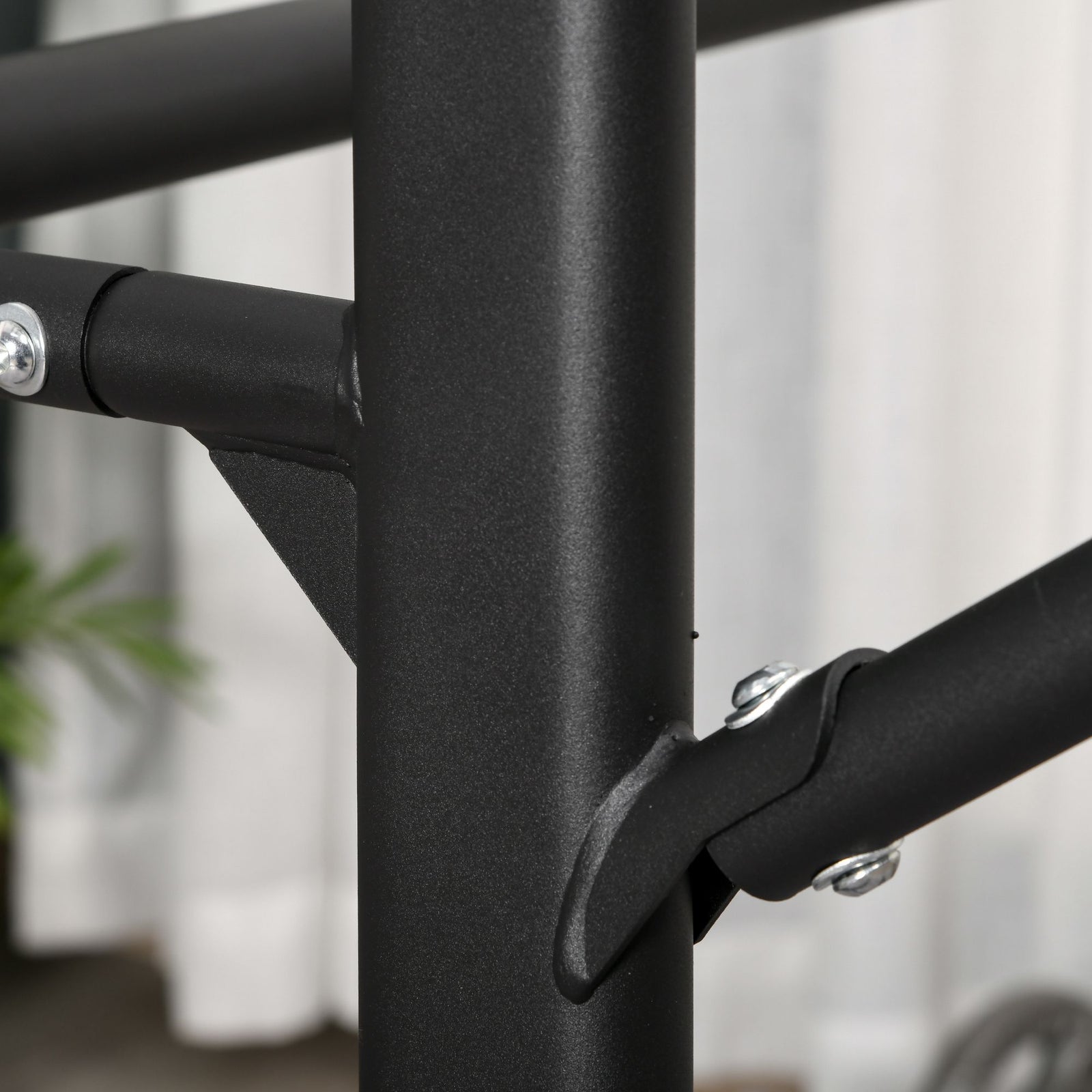 Multi-function Power Tower Dip Station For Home Gym | Black