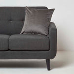 Velvet Cushion With Microfibre Insert | 45cm x 45cm | Grey
