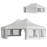 10 Sides Heavy Duty Tent Gazebo Outdoor Party Wedding Event