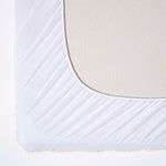 Deep Quilted Fleece Mattress Topper | European King | White