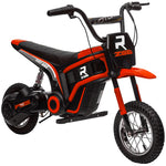 24v Kids Electric Motorbike With Twist Grip Throttle, Music, Horn | Red