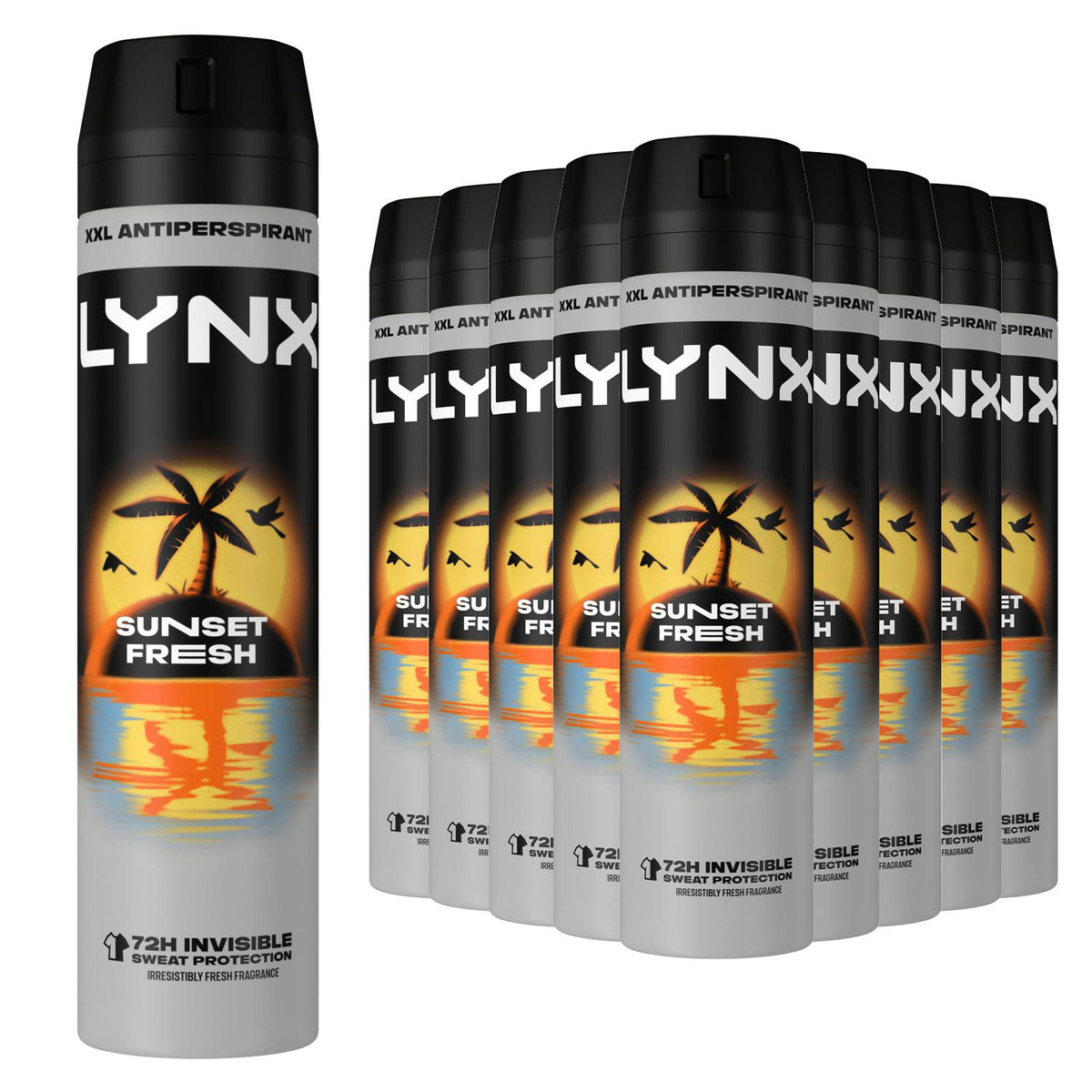 Sunset Fresh Antiperspirant Deodorant 72h Sweat Protection 250ml | Set of 24