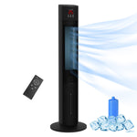Oscillating Tower Fan Cooling With Ice Pack, Water Tank