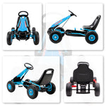 Kids Pedal Go Kart With Adjustable Seat, Eva Tyres | Blue