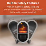 Glow Heat Electric Heater | White
