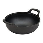 25cm/27cm/30cm Dia Cast Iron Wok With Dual Handles | Small