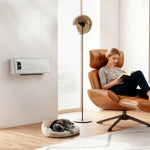 2000w Ceramic Electric Heater With Fan, Wall Heater | White