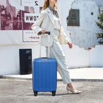 Hardside Carry-on Suitcase With Spinner Wheels | Blue