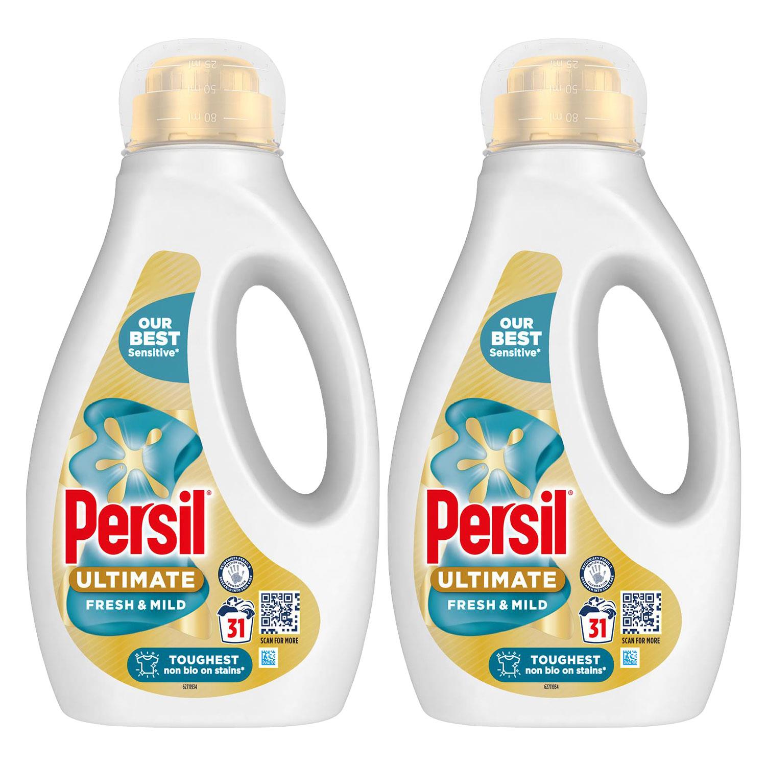 Ultimate Liquid Detergent Fresh & Mild Stain Removal 31 Washes 837ml | Set-of-2