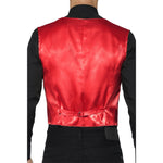 Sequin Waistcoat | Medium | Red