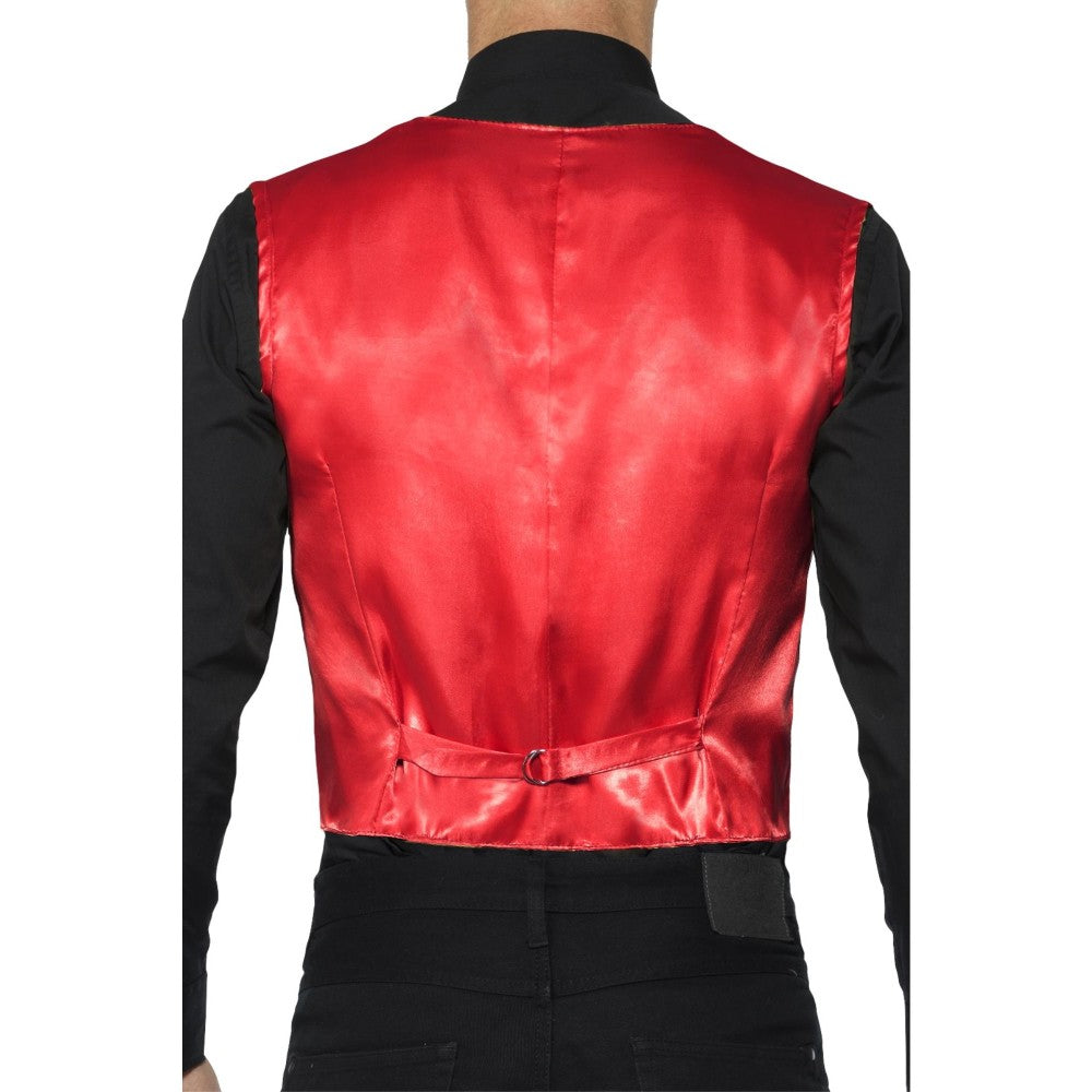 Sequin Waistcoat | Small | Red