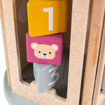 Wooden Rolling Activity Centre, 4 Sided Activity Toy