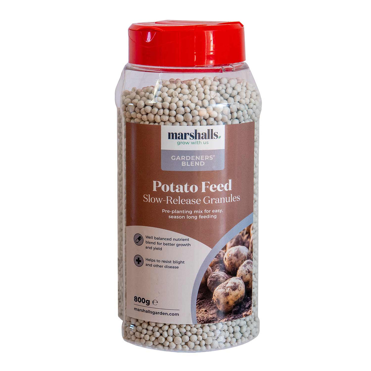 Concentrated Slow-release Potato Feed Granules 800g Tub | Set of 1