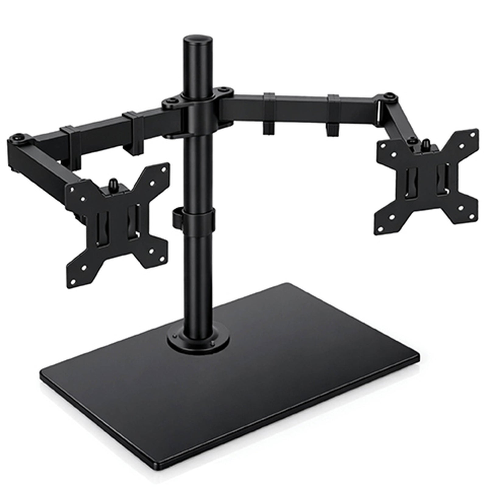 Futura Dual Monitor Stand 13 To 32 Inch Height Adjustable Freestanding Base Supports 8kg Per Arm