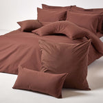 Continental Egyptian Cotton Pillowcase 200 Tc | 40 x 80cm | Chocolate
