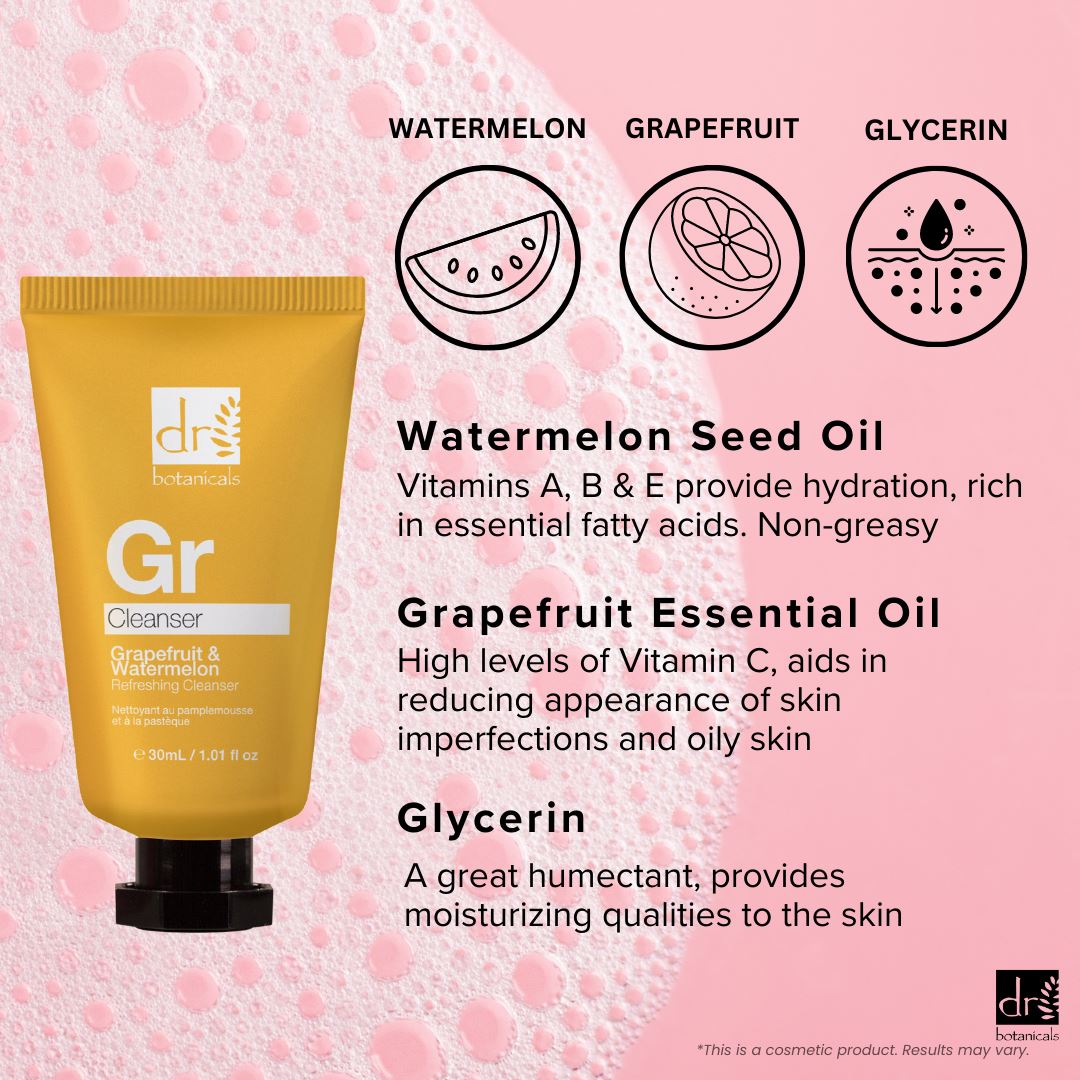 Grapefruit & Watermelon Anti-ageing Refreshing Cleanser 30ml