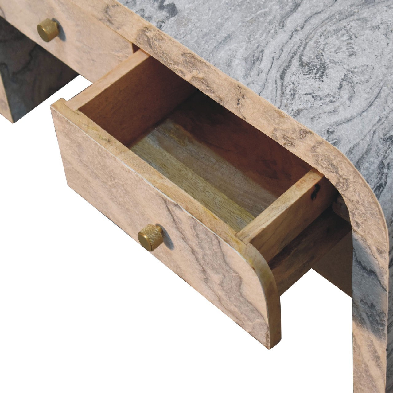 Solid Wood Nouveau Coffee Table