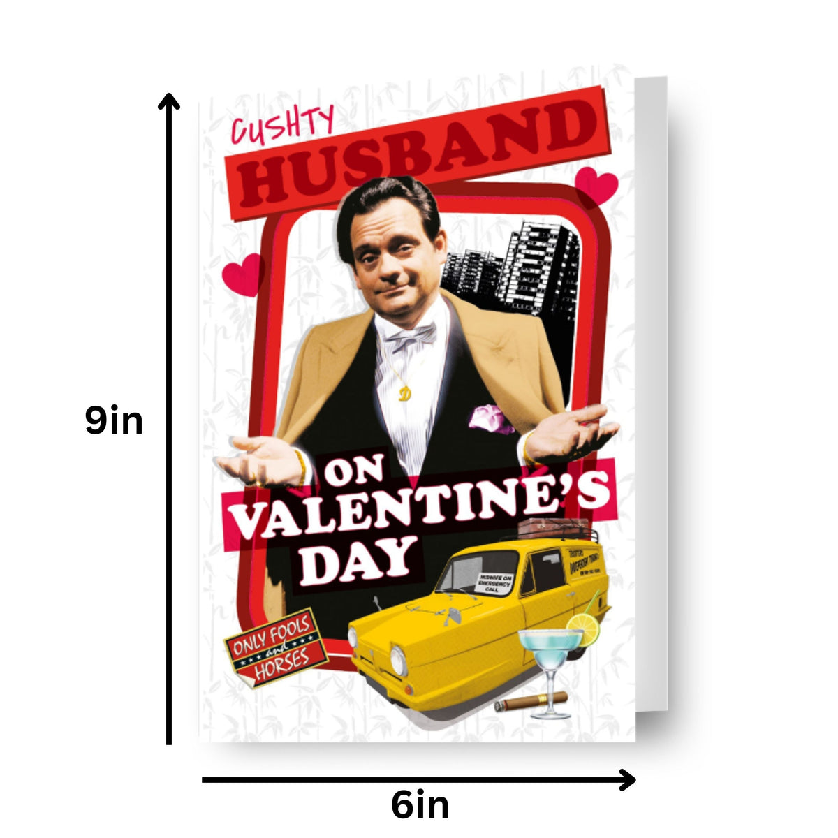 Cushty Husband' Valentine's Day Card Official Product