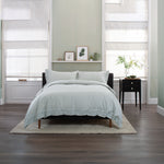 Southport Green 100% Cotton Cuffed Finish Duvet Cover Set | Double | Green