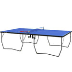 9ft Folding Ping Pong Table, Quick Set-up | Blue