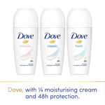 Classic Fresh Roll On Antiperspirant Long Lasting Fragrance, 12x50ml