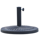 Garden Parasol Base, Round Resin Sun Umbrella Base | 14kg | Bronze
