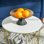 Set Of 2 Nesting End Tables Side Tables With Steel Frame