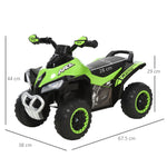 No Power Quad Toddler Ride On Car Foot-to-floor Sliding | Green
