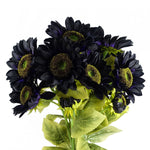 Pack Of 6 X 88cm Purple Artificial Sunflower - 18 Heads