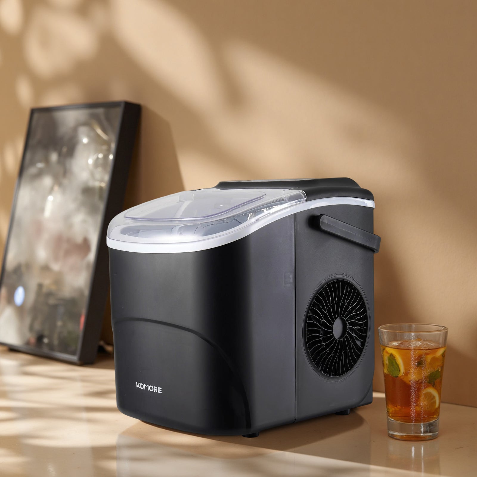 Nugget Ice Maker Countertop With Handle