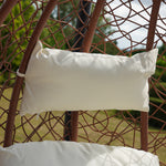 Sutton Hanging Swing Single Egg Pod Chair | One Size | Cream