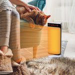 Oscillating Ceramic Space Heater With Remote Control Timer