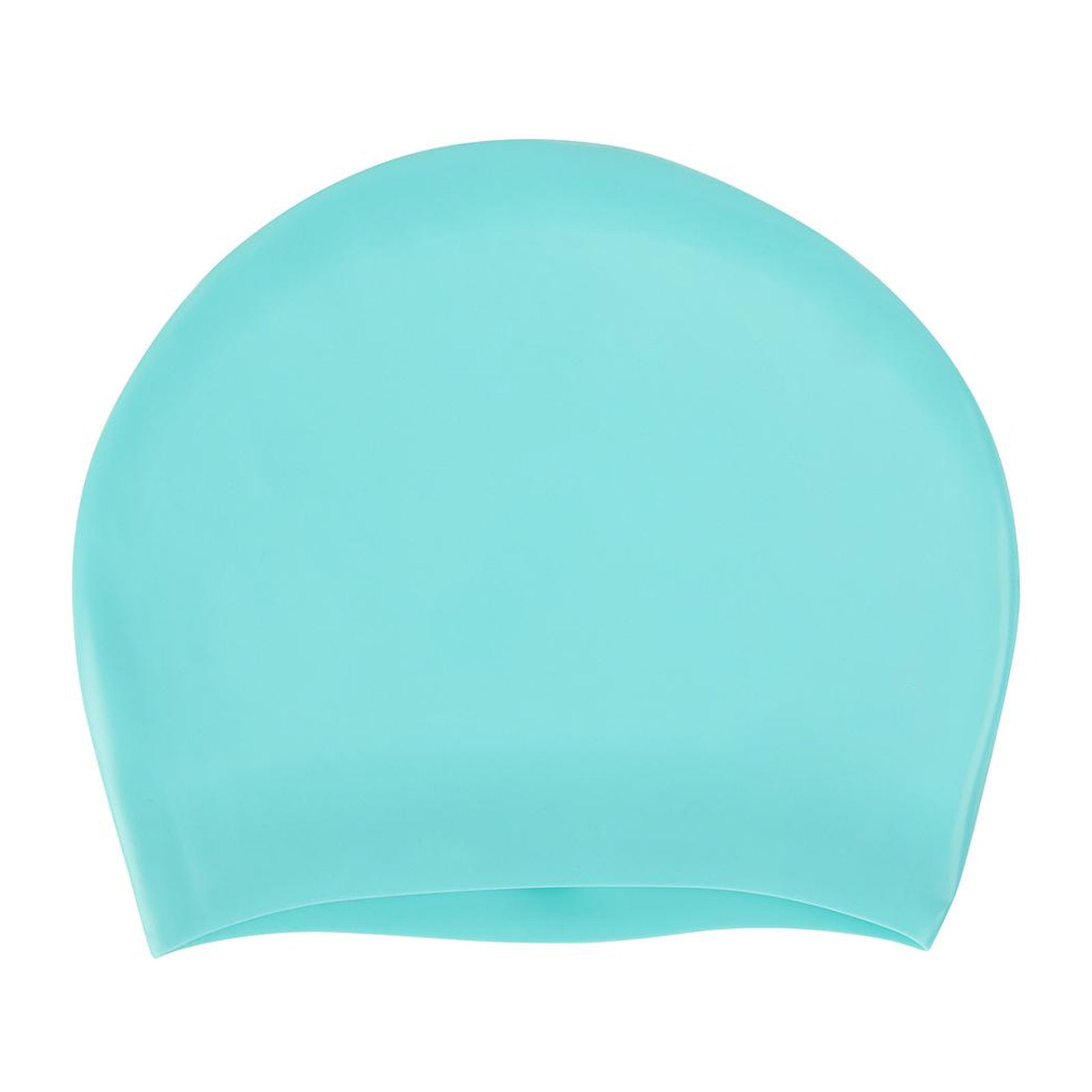 Unisex Adult Long Hair Silicone Swim Cap | One Size | Green