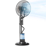 Spray Misting Fan, Pedestal Fan W/ Oscillation, Tilt