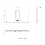 Squeegee 20cm Black Wall Guide Needed Compatible With Alife Collection