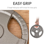 2" Olympic Weight Plates Set - 2 X 5kg | Silver
