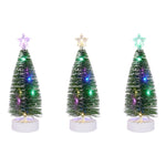 3pcs Mini Christmas Tree Set With Led Lights