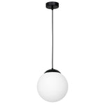 Lima Hand Made Designer Pendant Lamp Matt Black And Cool White