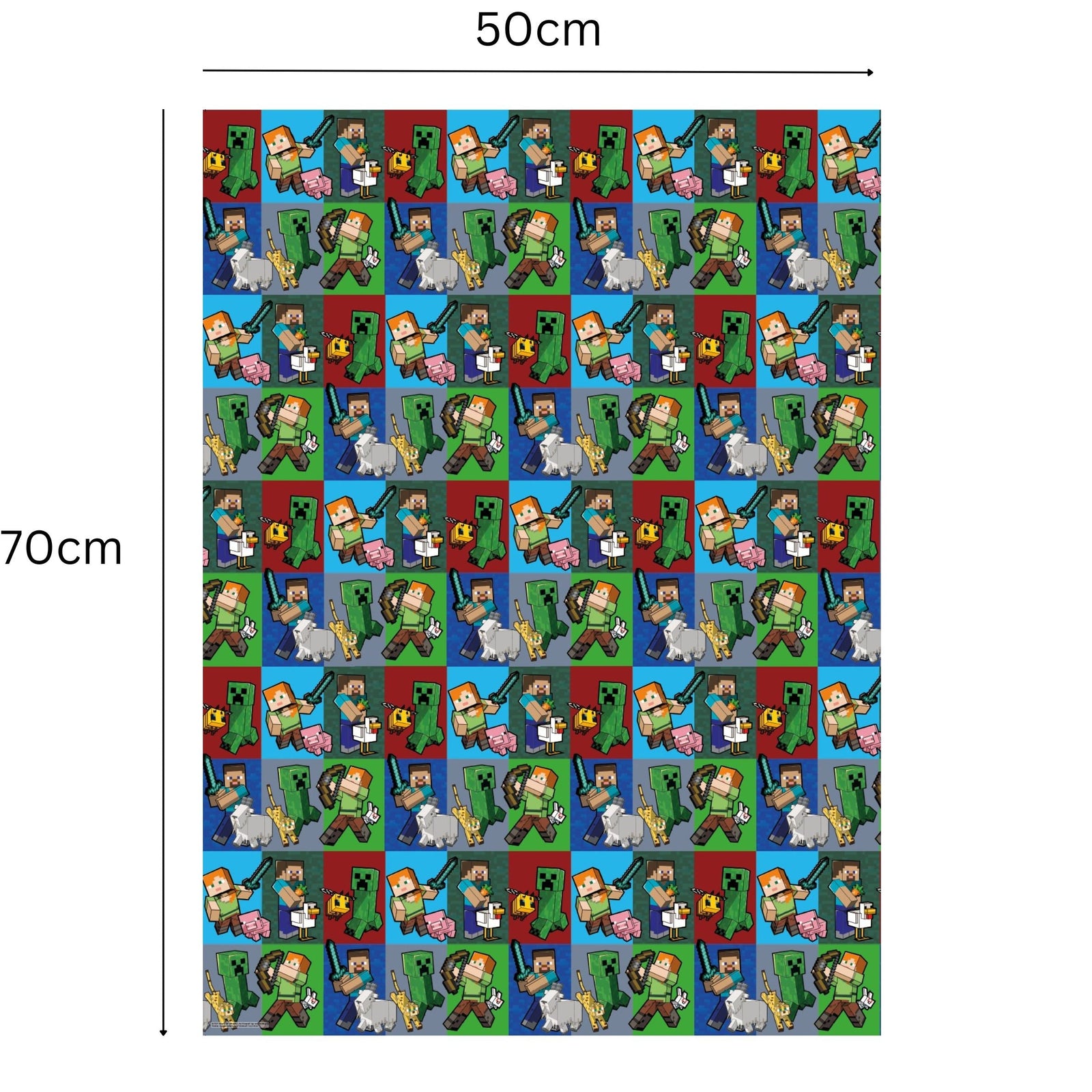 2 Sheets & 2 Tags Wrapping Paper